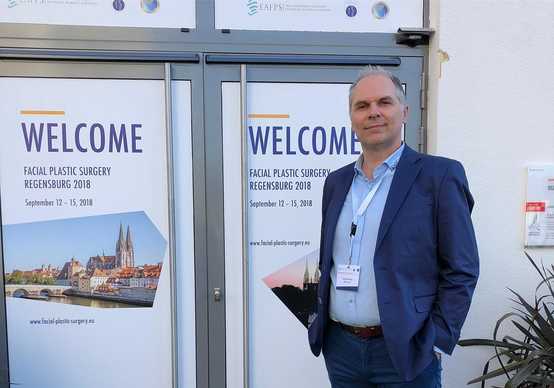Diamond Piezo Ultrasonic Rhinoplasty.   Dr Mireas Rhinoplasty Expert at Regensburg Annual Congress of European Academy of Facial Plastic Surgery 2018.